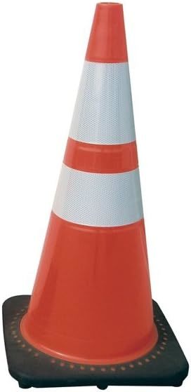 Traffic Cone Solid Orange with Reflective Collar - 28" 
1 EACH
