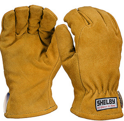 Shelby Fire Glove Cowhide. 1 Pair.
