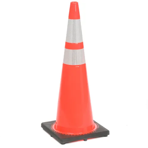 Traffic Cone Solid Orange with Reflective Collar - 36" 
1 EACH
