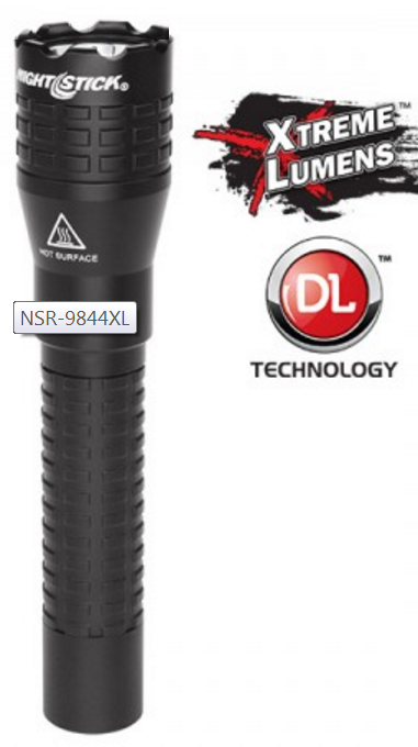 Tactical Dual-Light Flashlight - Rechargeable 2 PER PK.