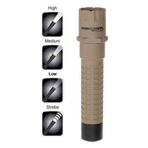Tactical Polymer Flashlight (Rechargeable) Multi-Function, Light and B