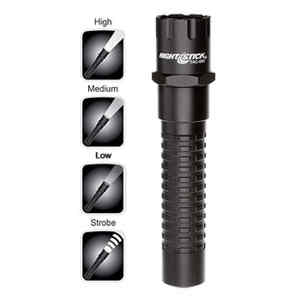 Tactical Metal Flashlight (Rechargeable) Multi-Function. 2 PER PACK.  