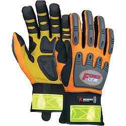 ForceFlex, Back of Hand Protection Gloves, With a Reflective Cuff