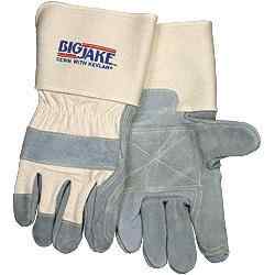 Big Jake Gloves, Leather, 4 1/2" Gauntlet Cuff