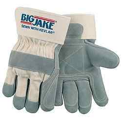 Big Jake Double Palm Gloves, 2 3/4" Safety Cuff