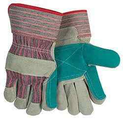 Split Shoulder Gloves, 2 1/2" Rubberized Safety Cuff Jointed