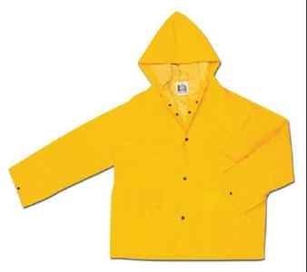 Jacket with attached hood