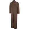 Twill Action Back Brown Coverall 