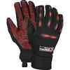 Memphis Multi-Task, Durable Gloves With a Red Silicone Wave Grip