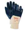 Blue Nitrile Palm Coated Knitwrist Glove 