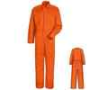 Cotton Coveralls with Concealed Snap Front